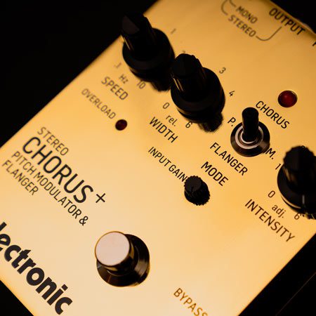 TC Electronic SCF Gold SE Chorus/Flanger: Shiny Gold limited run ...
