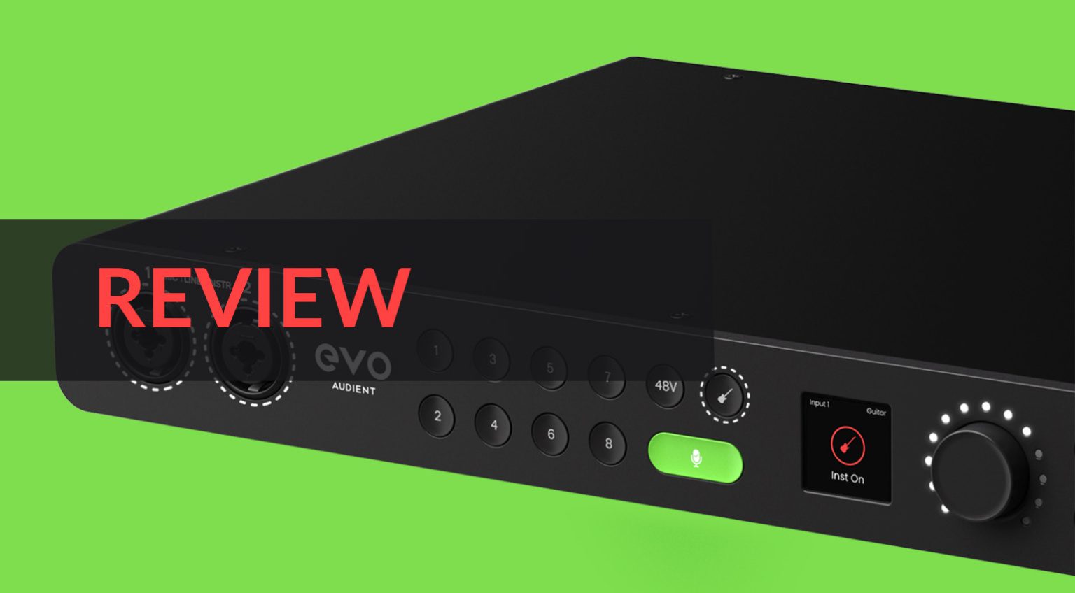 The Audient EVO SP8 a new ADAT preamp for home recording