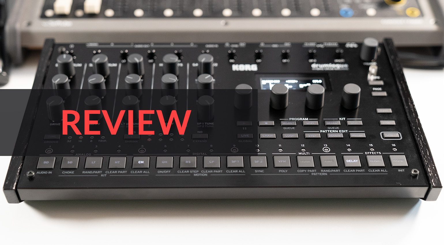 Review: Korg drumlogue – the drum machine of the future?