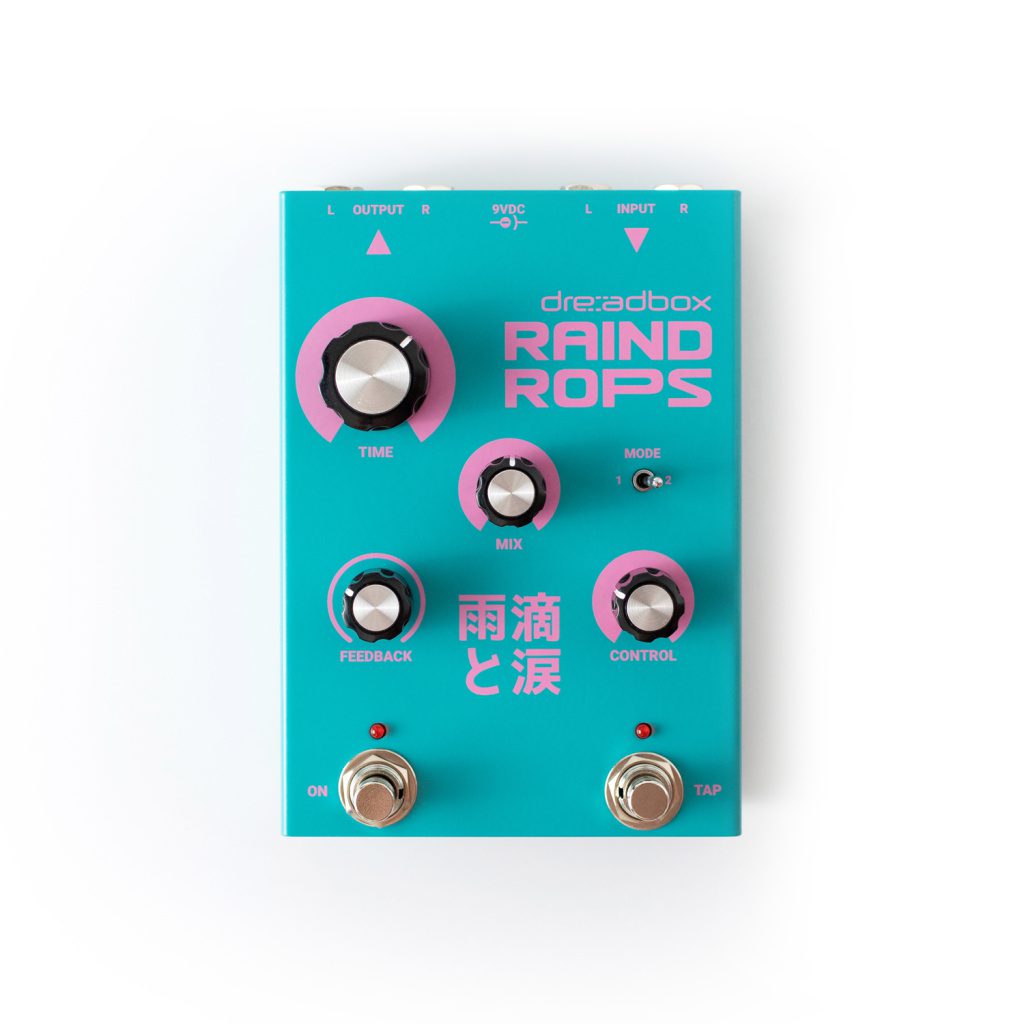 Raindrops stereo effect pedal