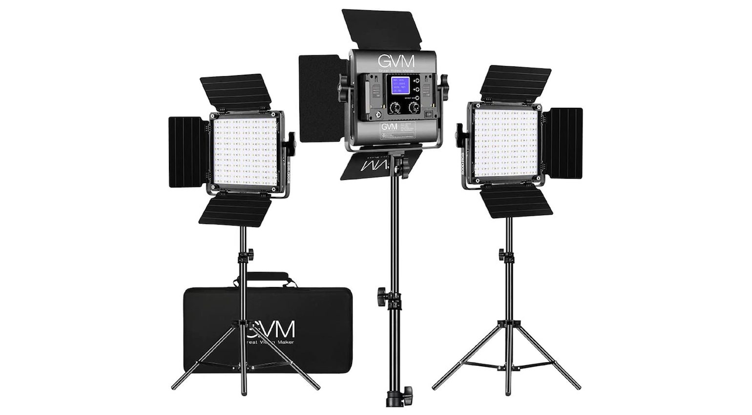GVM RGB LED Video Lighting Kit