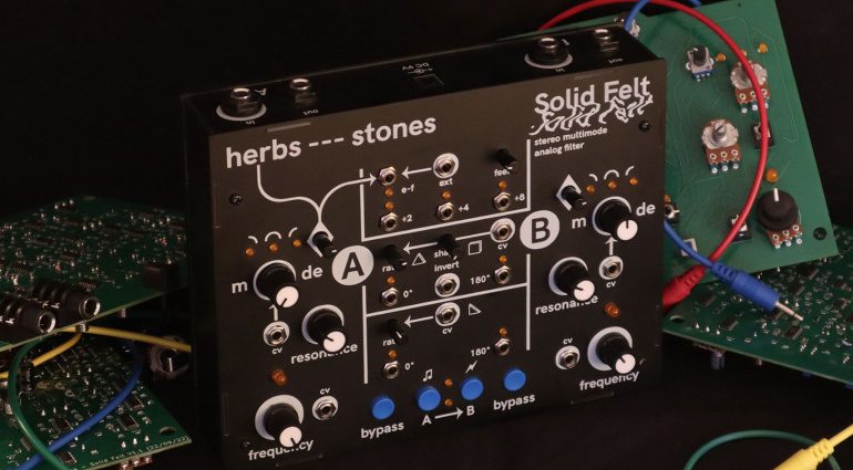 Strong Felt: Desktop stereo multimode filter from Herbs & Stones
