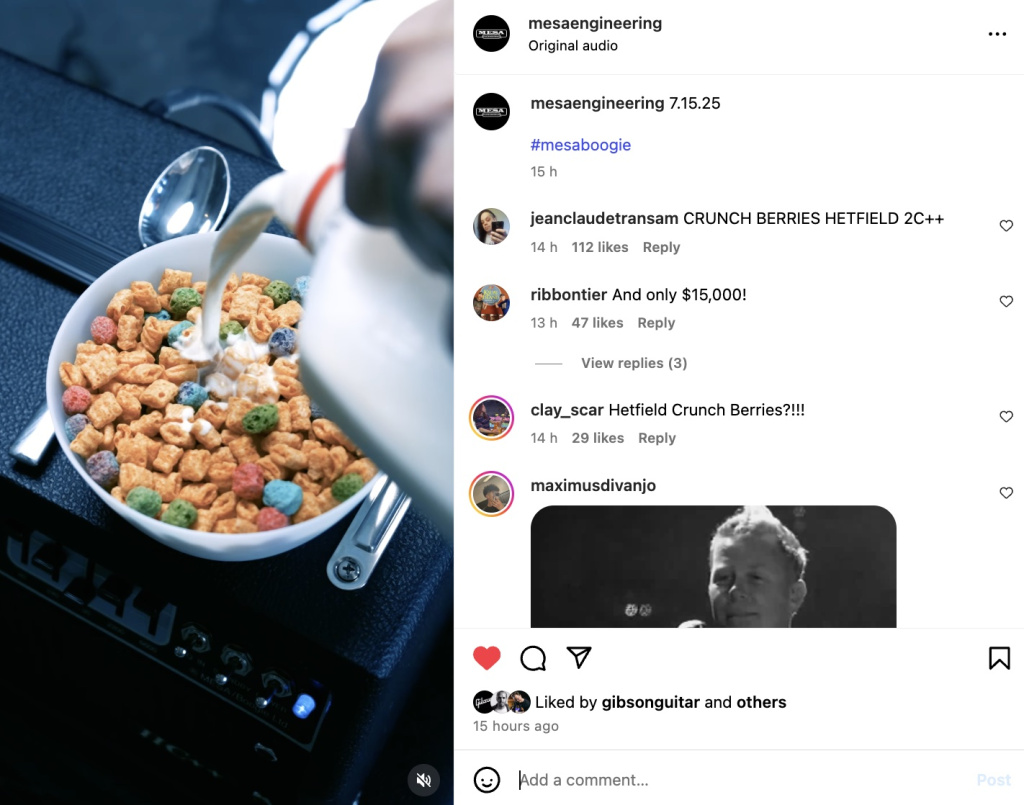 El amplificador Crunch Berries