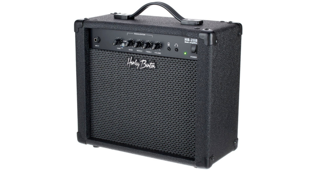 Mejores amplis asequibles para bajo: Harley Benton HB-20B · Fuente: Harley Benton