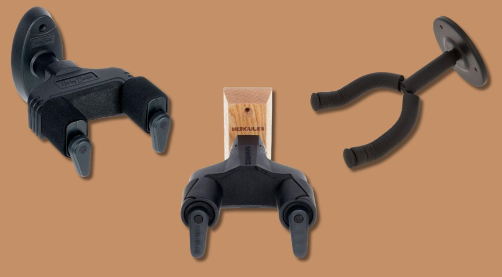Los mejores soportes para guitarra para todos los bolsillos: soportes de pared · Fuente: Thomann