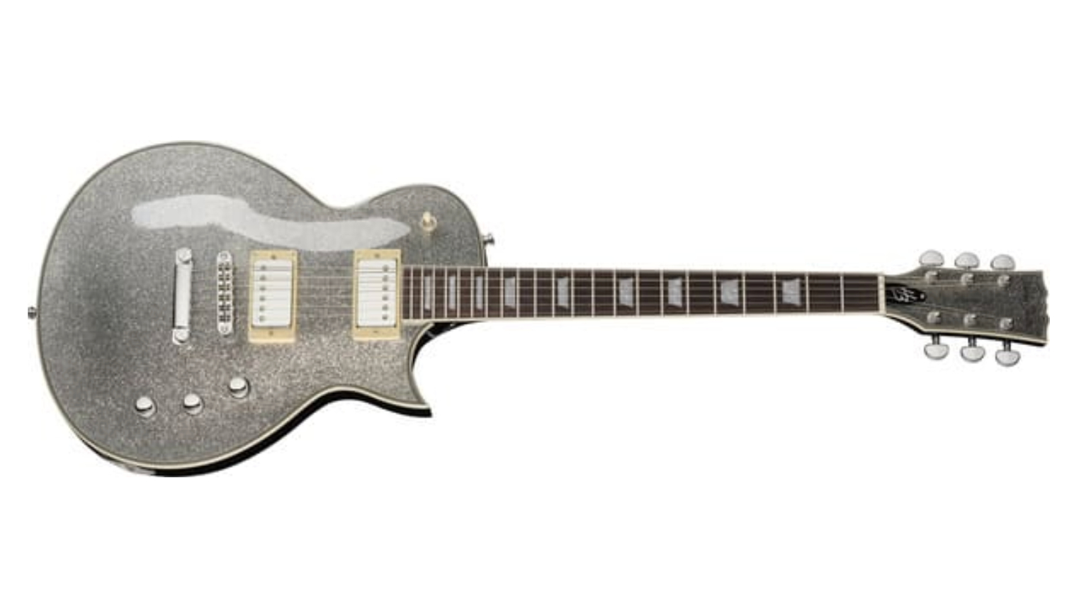 Harley Benton SC-Custom III Silver Sparkle Metallic Gloss