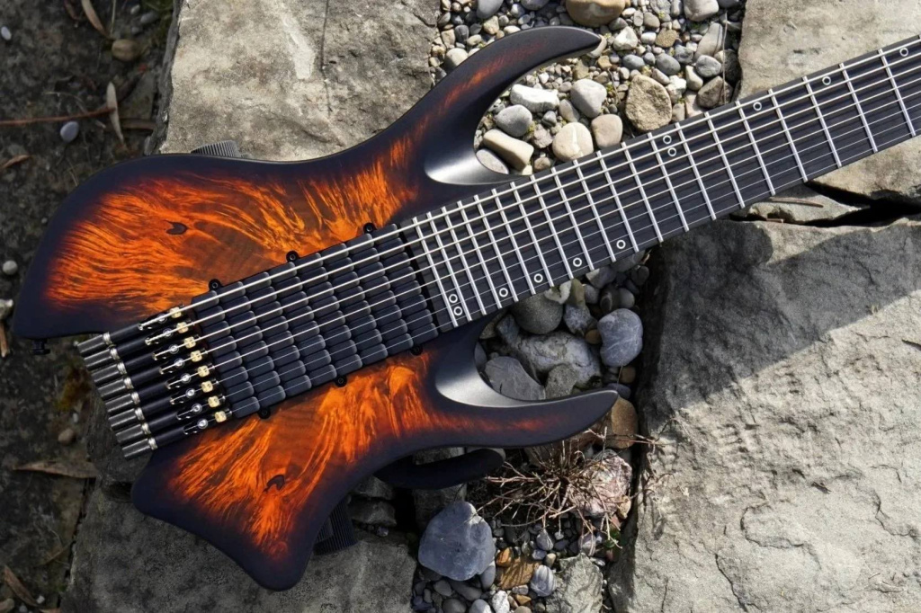 Guitarra con 64 pastillas · Fuente: Dark Art Guitars